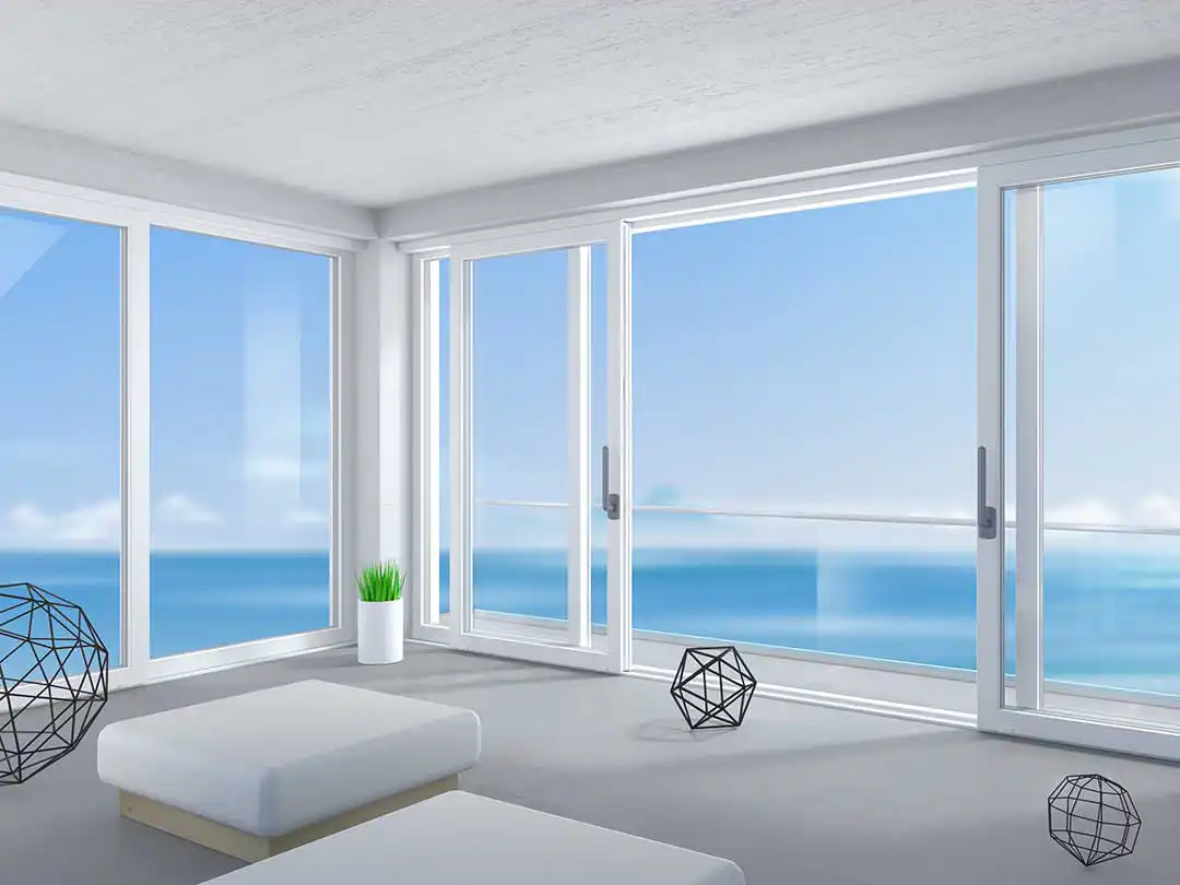 hochwertige Wohnraumfenster